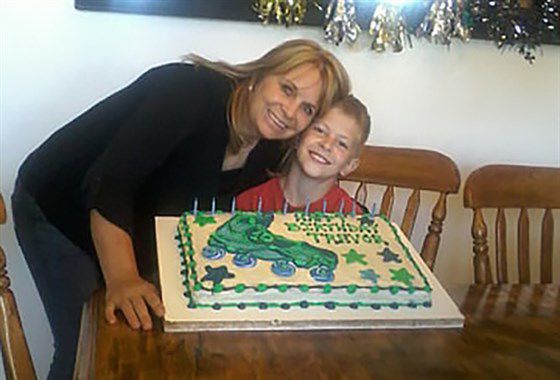 Dawna Langford and her son Trevor
